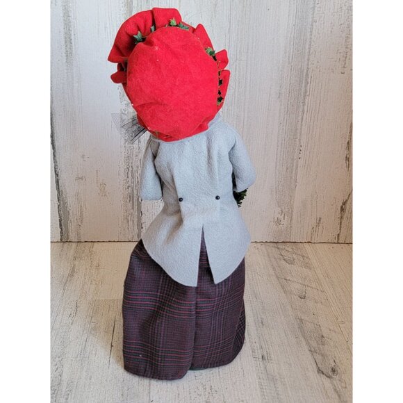 Wreath Byers Choice - Etsy vintage‎ Byers 2001 wreath woman caroler vintage xmas figure